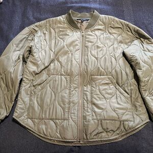 Mine Olive Quilted Jacket